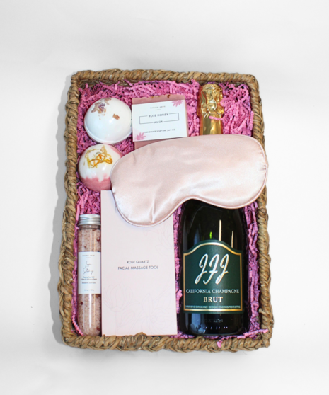 Champagne and Spa Indulgence Basket