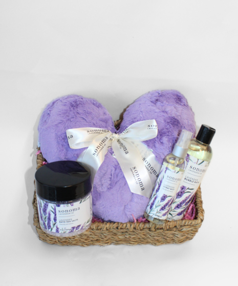 Lavender Spa Basket