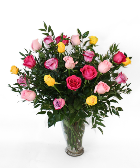 Premium Roses in Mixed Colors