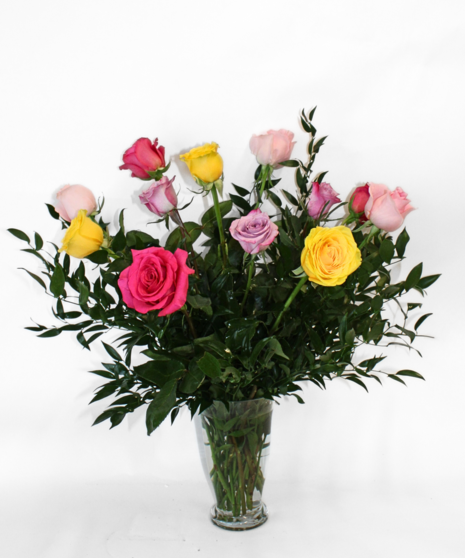 Premium Roses in Mixed Colors